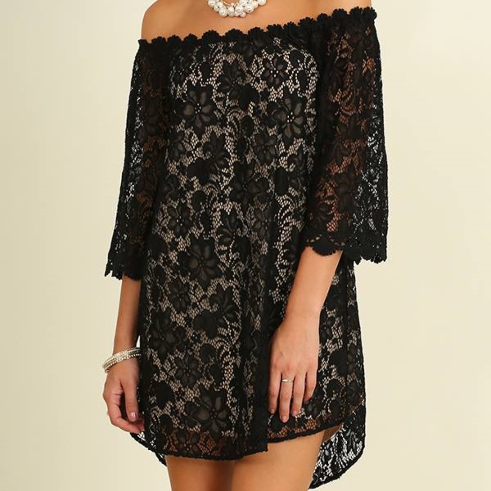 Lace Off the Shoulder Dress